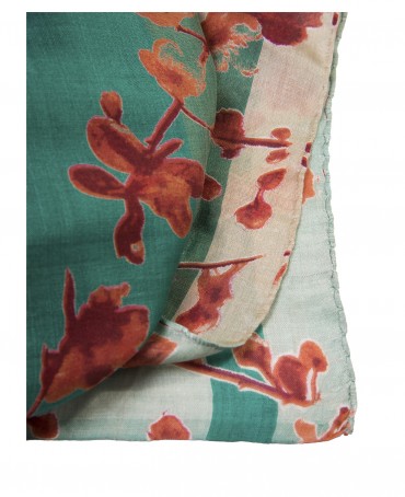 Палантин Женский SN40-ORCHIDEES/BLEU